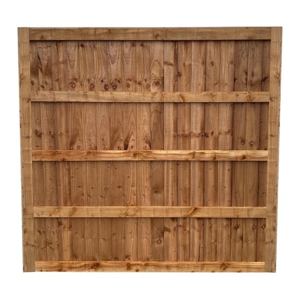 Suregreen | Ultra Heavy-Duty Closeboard Fence Panels | Framed | Brown ...