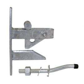 Suregreen | Timco Self-Locking Gate Catch with Cranked Striker