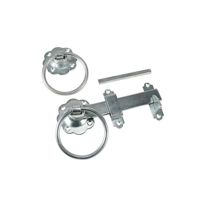 Galvanised Garden Gate Ring Latch Fasci Garden 1252