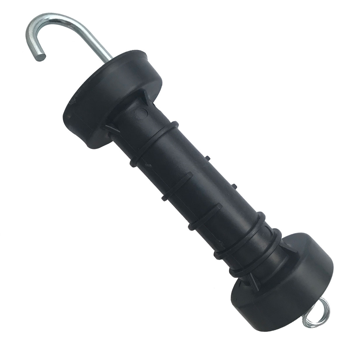 Insulated handles for portable electric fences resolve frustrating