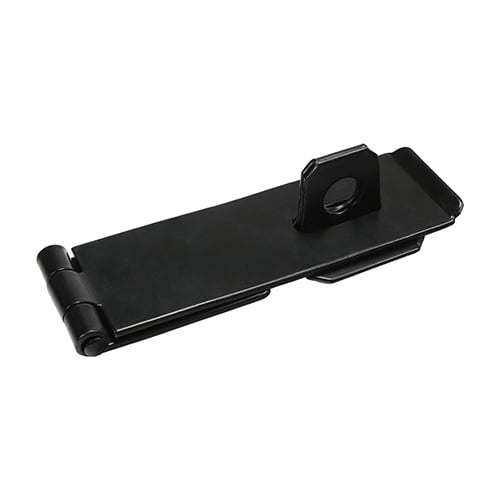 Safety Hasp & Staple | 115mm | Epoxy Black | Timco